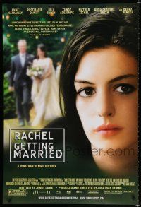 8j608 RACHEL GETTING MARRIED DS 1sh '08 giant headshot portrait of Anne Hathaway!