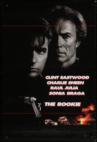 8j638 ROOKIE int'l 1sh '90 Clint Eastwood directs & stars, Charlie Sheen, Raul Julia
