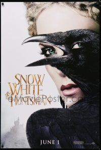 8j686 SNOW WHITE & THE HUNTSMAN teaser 1sh '12 cool image of sexy Charlize Theron!