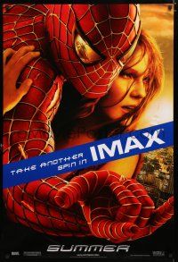 8j699 SPIDER-MAN 2 IMAX teaser DS 1sh '04 Tobey Maguire, Kirsten Dunst as Mary Jane!