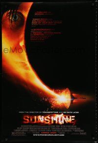 8j732 SUNSHINE advance DS 1sh '07 Danny Boyle sci-fi, Michelle Yeoh, Chris Evans!