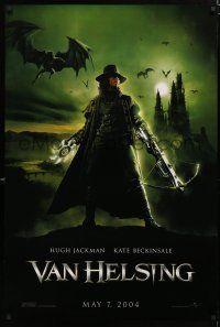 8j802 VAN HELSING teaser DS 1sh '04 cool image of monster hunter Hugh Jackman!