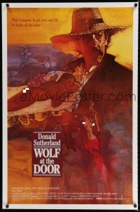 8j837 WOLF AT THE DOOR int'l 1sh '86 Oviri, Donald Sutherland as Gauguin, great Dave Grove artwork!