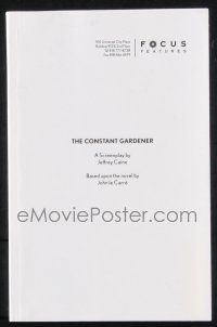 8k077 CONSTANT GARDENER 5.25x8.25 script '05 screenplay by Jeffrey Caine, from John le Carre novel!