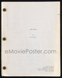 8k089 DORA CLARK script '80s unproduced screenplay by David Muir!