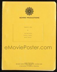 8k090 DRAGON'S GOLD script '70s unproduced screenplay by Martenson, Rombin & G. David Schine!