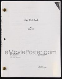 8k163 LITTLE BLACK BOOK 1st revision script February 26, 2003, screenplay by Elisa Bell!