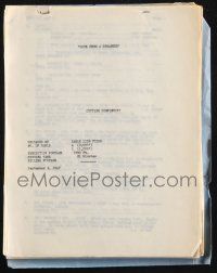 8k171 LOVE FROM A STRANGER cutting continuity script Sept 5, 1947, screenplay by Philip MacDonald!