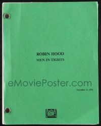 8k229 ROBIN HOOD: MEN IN TIGHTS final revised draft script Nov 23, 1992, screenplay by Mel Brooks!