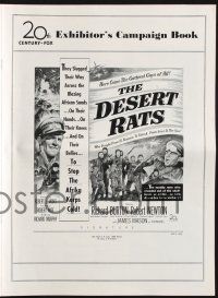 8k425 DESERT RATS pressbook '53 Richard Burton leads Australian & New Zealand soldiers against Nazis