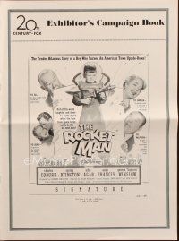 8k693 ROCKET MAN pressbook '54 Foghorn Winslow in space suit, written by Lenny Bruce!