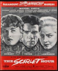8k707 SCARLET HOUR pressbook '56 Michael Curtiz, Carol Ohmart, Tom Tryon, Jody Lawrance