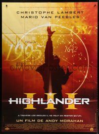 8m865 HIGHLANDER 3 French 1p '95 immortal Christopher Lambert, chosen to protect all that is good!