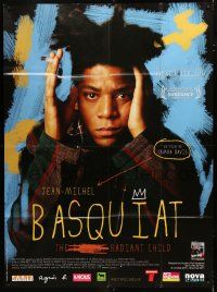 8m879 JEAN-MICHEL BASQUIAT: THE RADIANT CHILD French 1p '10 great c/u of the famous artist!