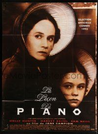 8m932 PIANO French 1p '93 Holly Hunter, young Anna Paquin, Best Picture nominee!