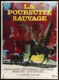 8m946 REVENGERS French 1p '72 cowboy William Holden, cool completely different artwork!