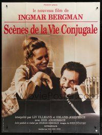 8m954 SCENES FROM A MARRIAGE French 1p '75 Ingmar Bergman, Liv Ullmann, Erland Josephson