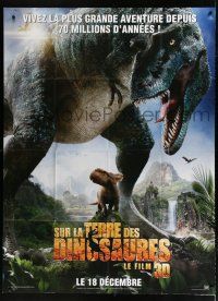 8m990 WALKING WITH DINOSAURS advance French 1p '13 cool prehistoric 3-D CGI animated adventure!