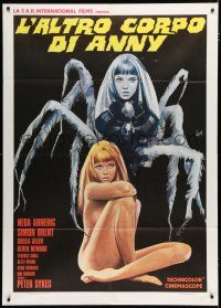 8m620 LEGEND OF SPIDER FOREST Italian 1p '74 Aller art of sexy naked girl & her with spider legs