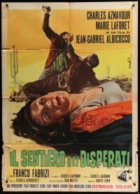 8m654 RAT TRAP Italian 1p '63 Enzo Nistri art of unconscious girl & men brawling!