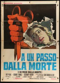 8m688 YOU'LL LIKE MY MOTHER Italian 1p '73 Patty Duke, wild different art with giant scissors!