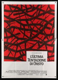 8m729 LAST TEMPTATION OF CHRIST Italian 2p '88 directed by Martin Scorsese, art by Joseph Caroff!