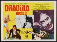8m509 DRACULA A.D. 1972 Mexican LC '72 Hammer, great image of vampire Christopher Lee!