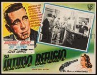 8m515 HIGH SIERRA Mexican LC R40s Humphrey Bogart as Mad Dog Earle pointing gun at hotel clerk!