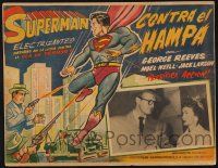 8m534 SUPERMAN IN SCOTLAND YARD Mexican LC R60s great border art, inset of Clark Kent & Lois Lane!