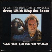 8m067 EVERY WHICH WAY BUT LOOSE soundtrack album '78 Clint Eastwood & Clyde the orangutan!