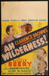 8m133 AH WILDERNESS WC '35 Wallace Beery, Lionel Barrymore, Eugene O'Neill's American drama!