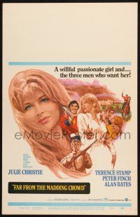 8m218 FAR FROM THE MADDING CROWD WC '68 Julie Christie, Terence Stamp, Peter Finch, Schlesinger
