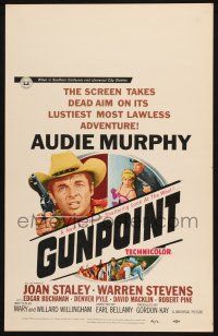 8m252 GUNPOINT WC '66 Audie Murphy takes aim in the lustiest most lawless adventure!