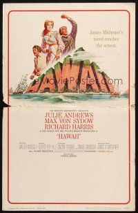 8m261 HAWAII WC '66 Julie Andrews, Max von Sydow, Richard Harris, written by James A. Michener!