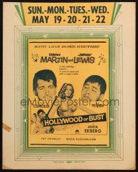 8m274 HOLLYWOOD OR BUST local theater WC '56 Dean Martin & Jerry Lewis with sexy Anita Ekberg!