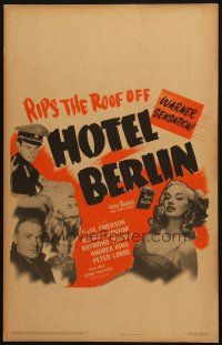 8m278 HOTEL BERLIN WC '45 sexy Faye Emereson, Helmut Dantine, Andrea King, Peter Lorre