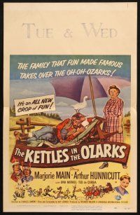 8m292 KETTLES IN THE OZARKS WC '56 Marjorie Main as Ma brews up a roaring riot in the hills!