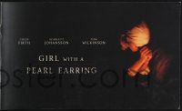 8m052 GIRL WITH A PEARL EARRING English souvenir program book '03 Colin Firth, Scarlett Johansson!
