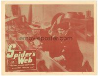 8p856 SPIDER'S WEB LC #8 R47 image of Richard Fiske & Kenne Duncan behind cover with weapons!