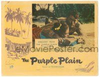 8p767 PURPLE PLAIN English LC '55 great image of Gregory Peck, written by Eric Ambler!