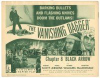 8p025 BLACK ARROW chapter 8 TC '44 Native Americans, serial, The Vanishing Dagger!