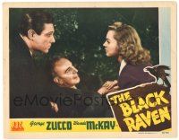 8p347 BLACK RAVEN LC '43 Robert Livingston & Wanda McKay help ailing George Zucco!