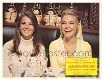 8p356 BOB & CAROL & TED & ALICE LC #8 '69 close up of sexy Natalie Wood & Dyan Cannon laughing!