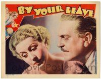 8p376 BY YOUR LEAVE LC '34 Frank Morgan & pretty Genevieve Tobin close-up!