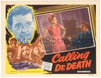 8p380 CALLING DR. DEATH LC #3 R53 Lon Chaney Jr, sexy Patricia Morison, Inner Sanctum Mystery!