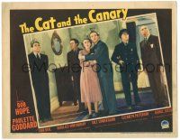 8p384 CAT & THE CANARY LC '39 scared Bob Hope & Elizabeth Patterson with several men & cop!