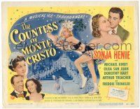 8p040 COUNTESS OF MONTE CRISTO TC '48 champion ice skater Sonja Henie in her last Hollywood film!