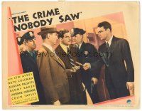 8p419 CRIME NOBODY SAW LC '37 Lew Ayres as writer who must solve a murder mystery!