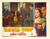 8p420 CRIMINAL COURT LC #7 '46 Tom Conway, Martha O'Driscoll, directed by Robert Wise!