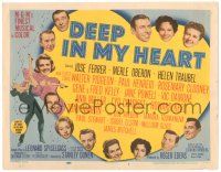 8p054 DEEP IN MY HEART TC '54 MGM's finest all-star musical, Jose Ferrer, Merle Oberon!